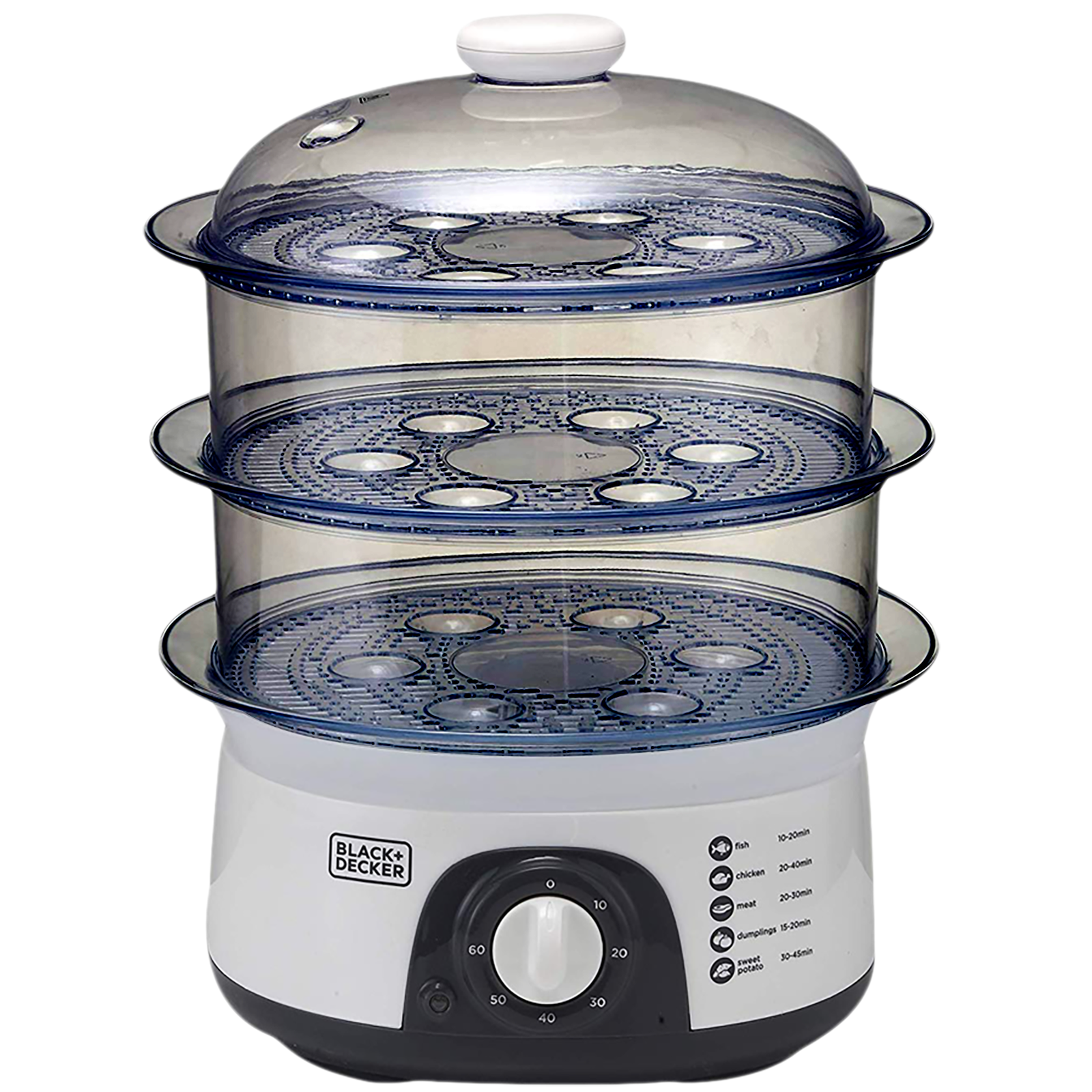 Buy BLACK DECKER BXFS7751IN 10 Litre Electric 3 Tier Food Steamer